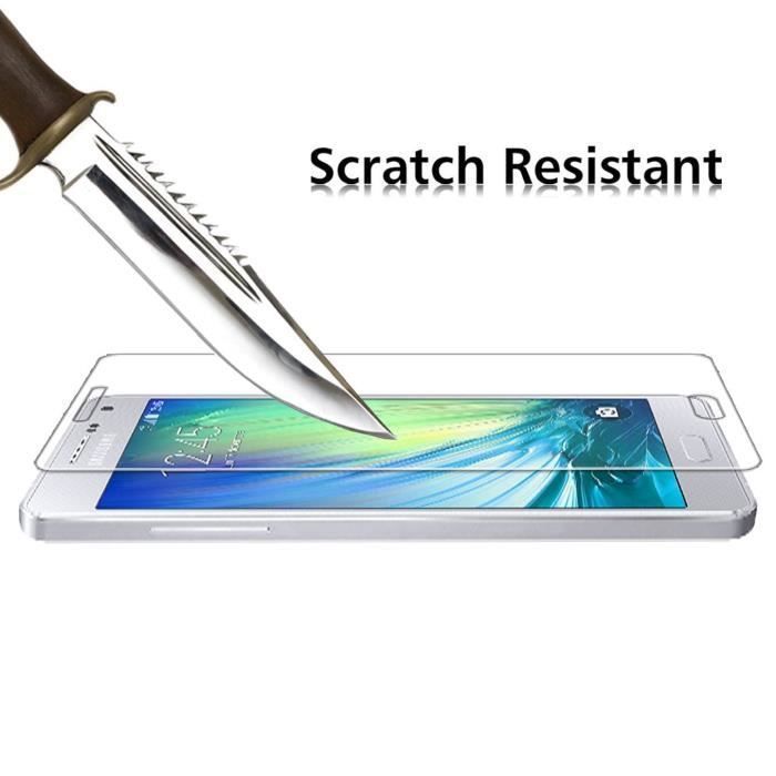 Verre Trempe pour Samsung Galaxy A3 2015 A300 - [Pack 2] Film Vitre Protection Ecran Ultra Resistant [Phonillico®]