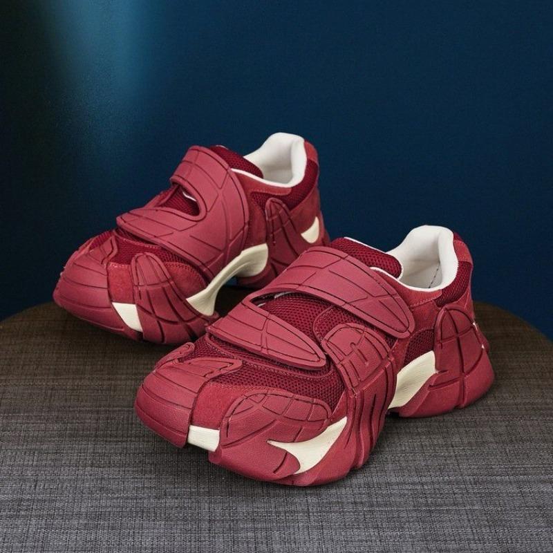 

Fashion 2025 New Platform Dad Shoes Heightened Casual Versatile Fashion Women s Sneakers 40 красный