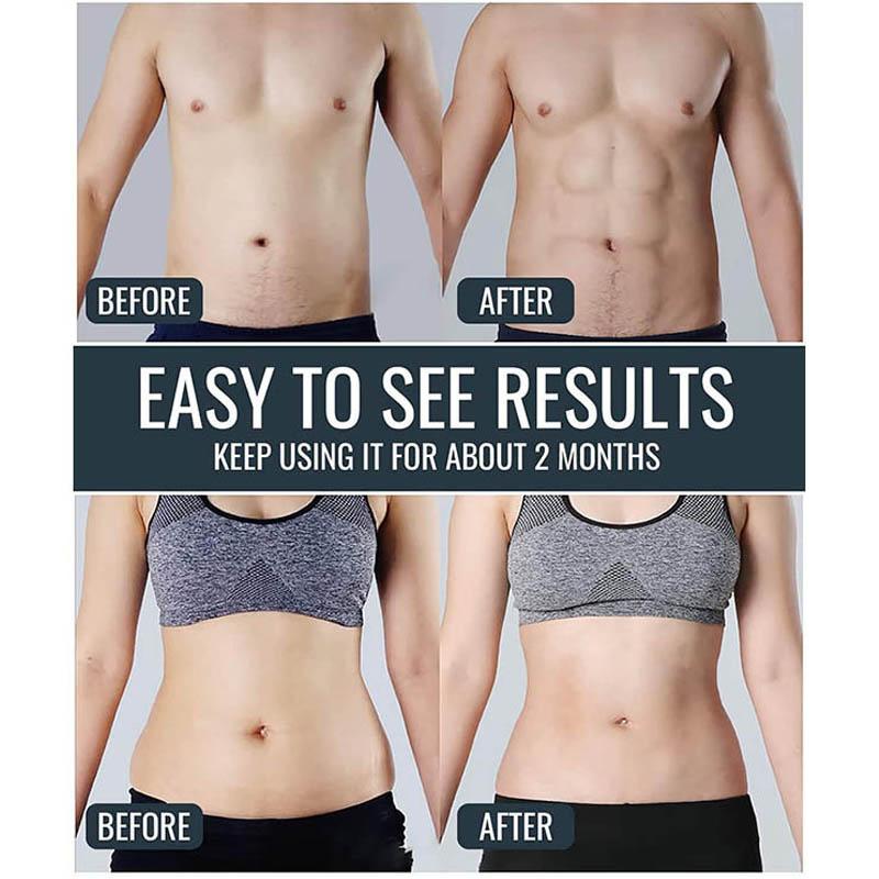 Bauchmuskeltrainer Gürtel EMS Muskelstimulator Vibration Elektrische Straffungsgürtel Taille Bauch Gewichtsverlust Home Gym Fitnessgerät 1 Stück