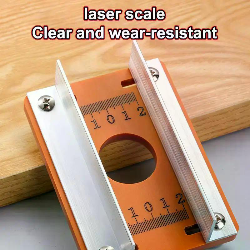 Wood Router Slotting Locator Accurate Slotted Base Slotting Machine Bracket Handheld Edge Trimmer Milling Curve Cutting Tool