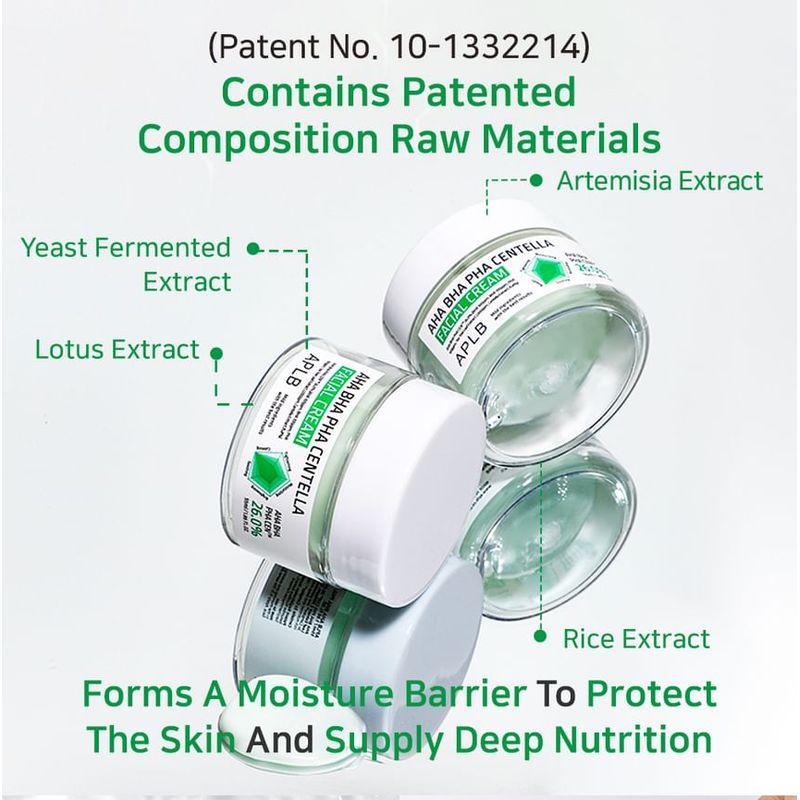 APLB - AHA BHA PHA Centella Facial Cream Set