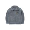 MLB Velvet Jackets Unisex Gray Lapel Thickened 3AFDB0726-43GRS