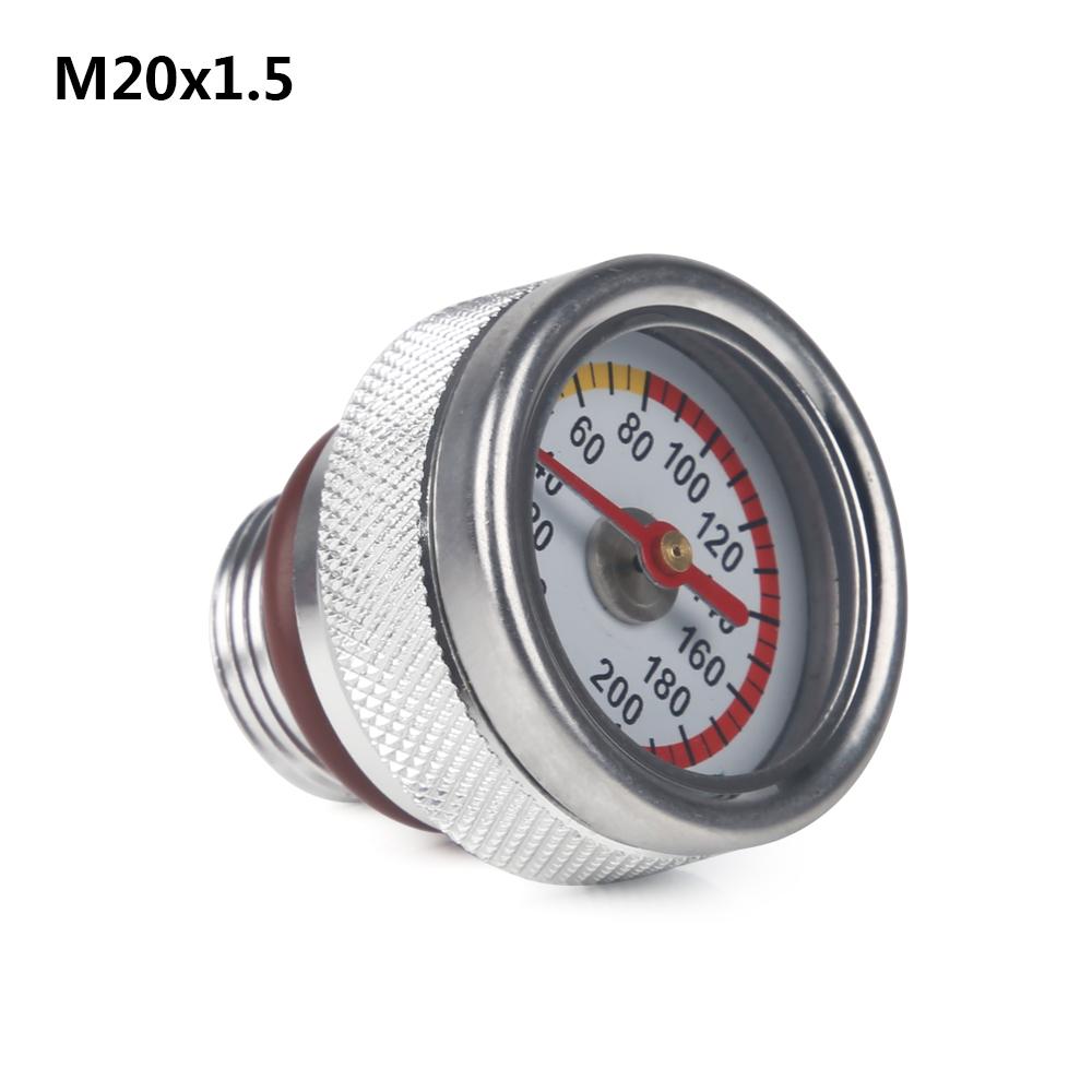 M20x1.5 Motorbike Oil Gauge Oil Temperature Gauge Engine Gauge parts For Haojue TR300 / Harley-davidson X350 Moto accessories серебряный