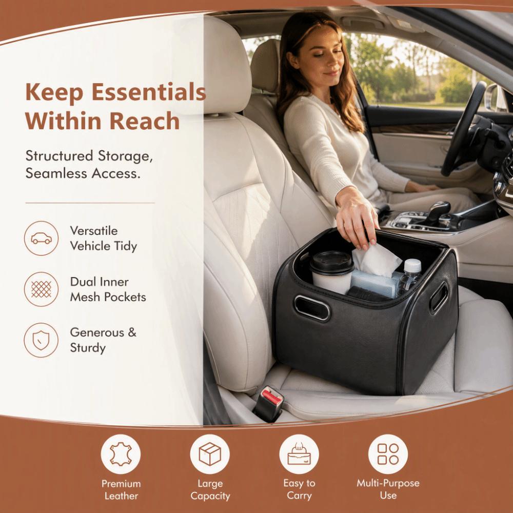 Light Luxury Style Passenger Seat Organizer  for Sedans, SUVs, Trucks, and RVs