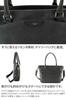 Tote bag 2WAY black x black [Pelle Morvida] PM-CA303-BKBK