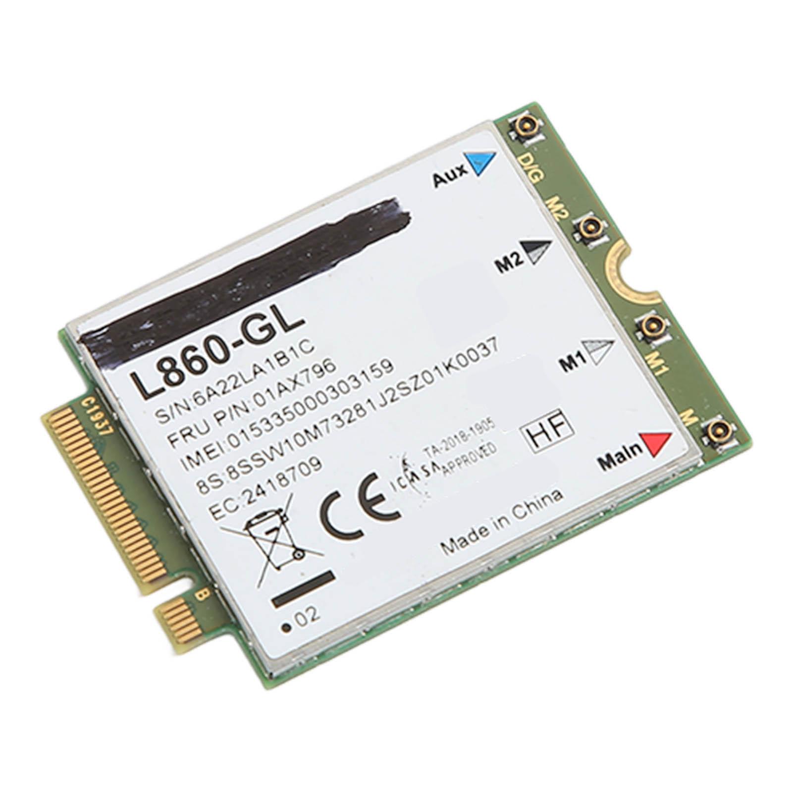 

4G Network Card L860 GL M.2 FDD LTE TDD LTE 1Gbps Cat16 Stable Durable Wireless Network Card for