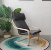Birch Wood Recliner Bonn Armchair - Adult Leisure Chair for Balcony and Pregnant Women.