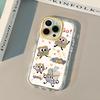 Ins Creative Niche Cute Burger Mirror for Huawei Cream Shell for Oppo for Apple 15 New for IPhone