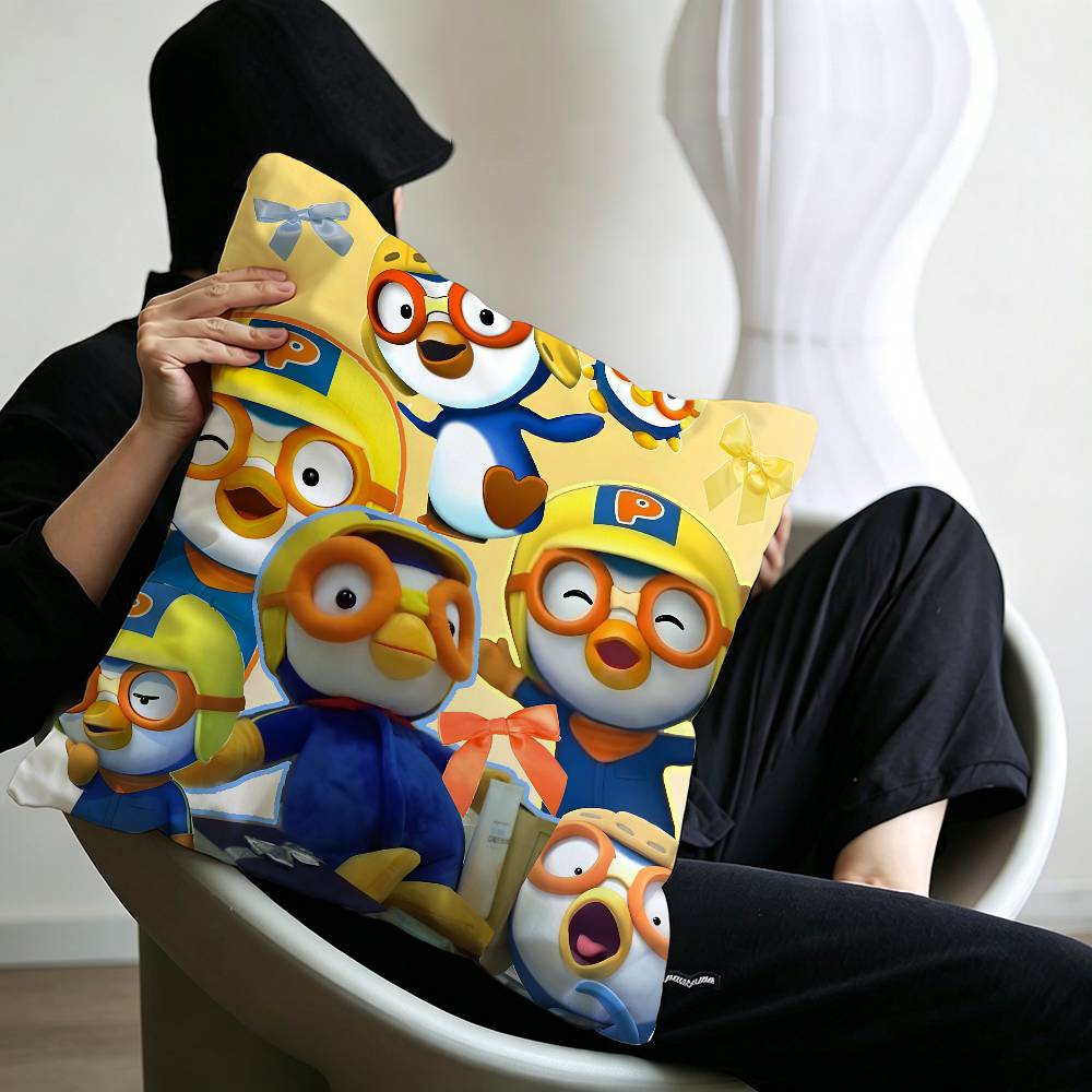 Anime Cute P-Pororos Maple Design Lucky Dragon pillow cover sofa cushion cover home room decoration children gift