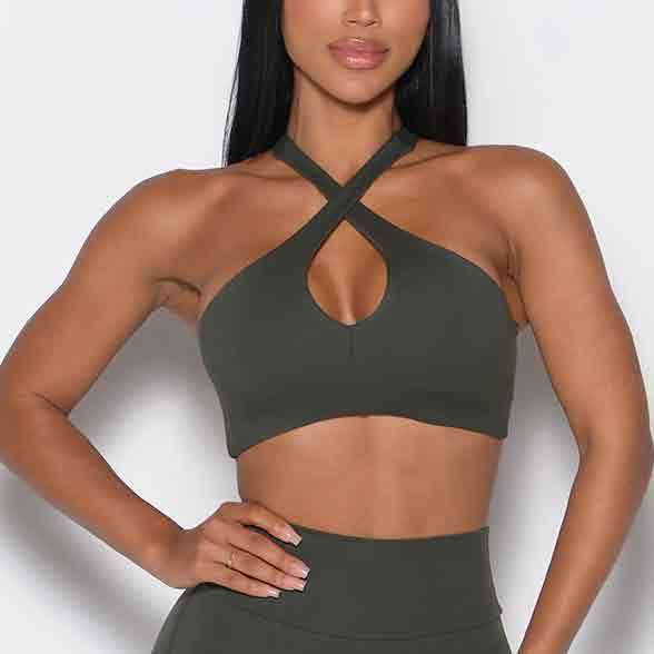 High-End Cross-Border Sports Bra: Sexy Halter, Yoga, Running, Fitness Vest