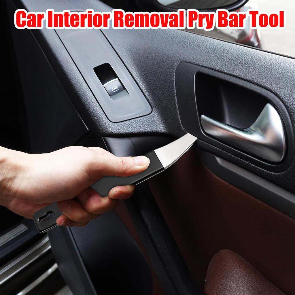 Car Trim Removal Tool Stainless Steel Car Removal Tool Kits Car Door Clip Panel Trim Dash Auto Radio Metal Removal Pry Tool