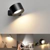 Applique Murale LED - Mexllex - 3 Niveaux De Luminosité - 3 Modes De Couleur - Noir