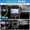 2+64G 9inch Car Stereo Radio Player for Mercedes-Benz SLK R171 2004-2011 2Din Android15 GPS Navigation with Carplay/Android Auto