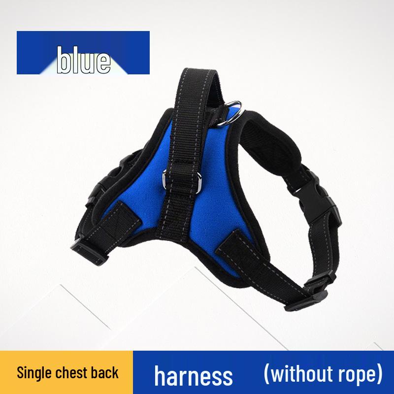 Reflective Rope Dog Leash & Harness for Small, Medium, Large Breeds