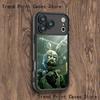 F-FNAFS 2 telefono dėklas, skirtas iPhone 17,16,15,14,13,12,11,Pro,Max,Plus,X,XS,SE4,E,Mini, juodas, sustiprintas kraštas