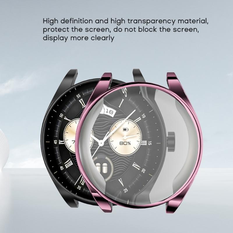 Suitable for Watch Buds Smartwatch Bumper Protective Case Lightweight Soft-TPU Housing Protection-Shell Shockproof Cover