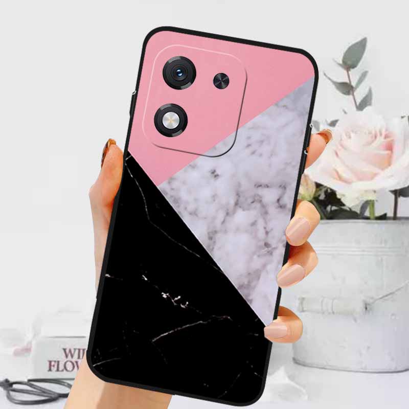 For Honor X70i 5G Case Luxury Marble Silicone Soft Phone Covers for Honor X70i 5G Protective TPU Back Shells ABR-AN00 Coque Capa