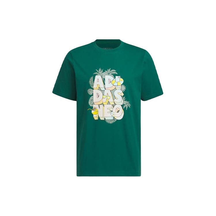 adidas Neo Graphic T-Shirts Green Men s IP3886 XS