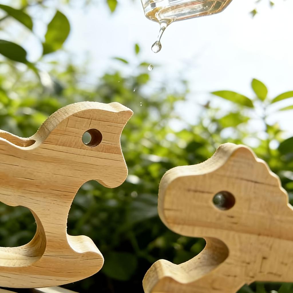 New Multifunctional Rocking Horse Reed Diffuser Wood for Home, Natural Fragrance Oil Diffuser, Perfume Volatilizing Wooden Stand