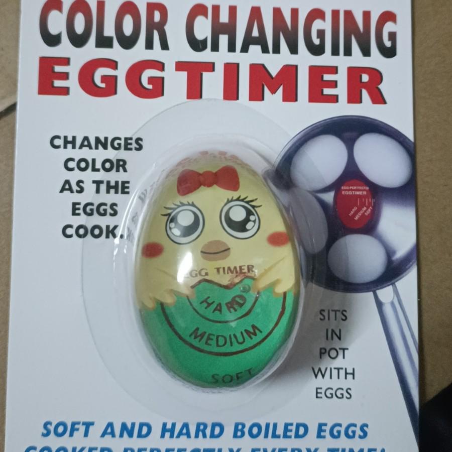 Mini Kitchen Egg Timer, Color-Changing for Egg Doneness, Multi-Color Available