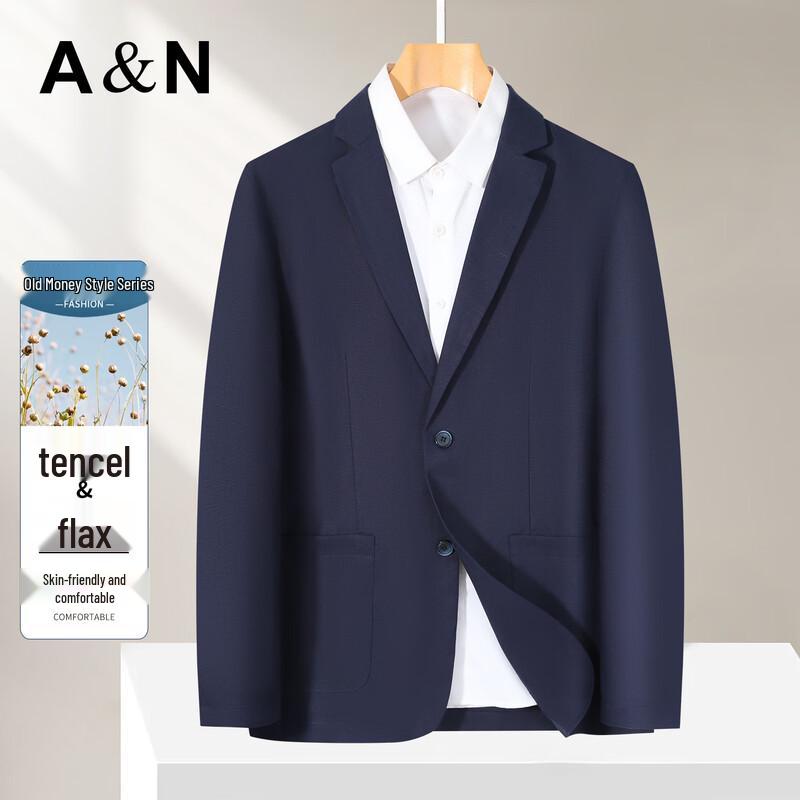 Antonio Men s Linen Blend Casual Suit Jacket 3XL