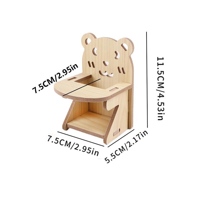 Hračky pro křečky Dřevěný most Houpačka Hračky Aktivita pro malá zvířata Lezecká hračka DIY Příslušenství do klece pro křečky