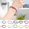 Cavigliere Intrecciate Minimaliste Bracciale da Surfista, Braccialetti Colorati Regolabili Fatti a Mano per Amicizia Donna Boho Polso Uomo Cavo in Poliestere Resistente Polso