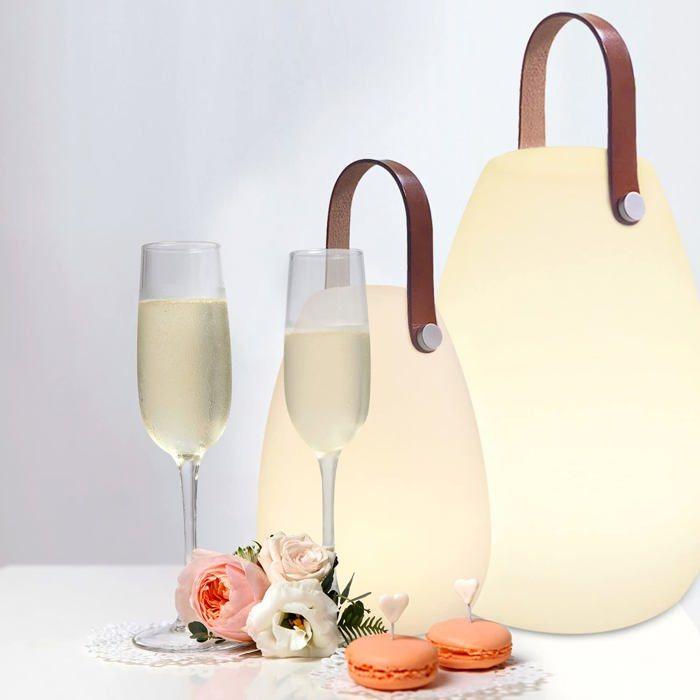 Lampe À Poser - MALUX - IROO - LED - Rechargeable USB - Étanche Et Résistante À La Poussière