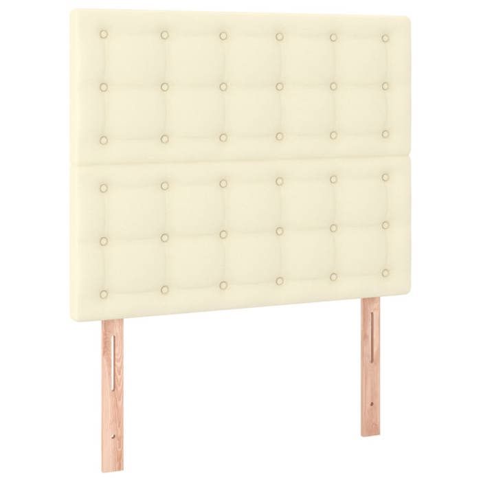 Tête de lit - MAISON EXCLUSIVE - 80x5x118/128 cm - Similicuir - LED intégrée - Hauteur réglable