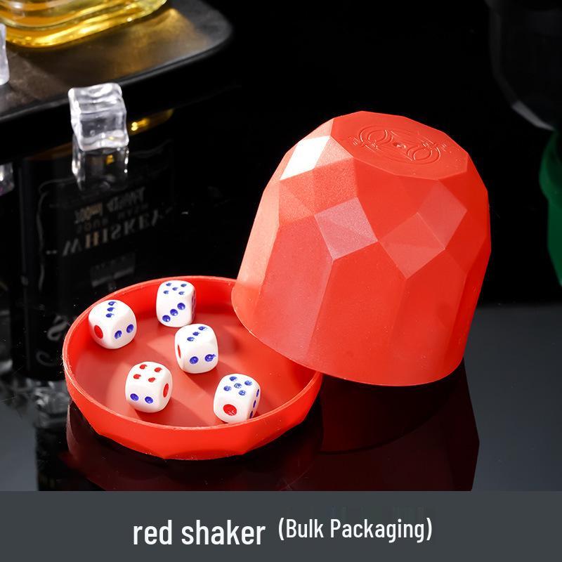 Diamond Dice Cup Set with Stopper and Base for Shaking Dice