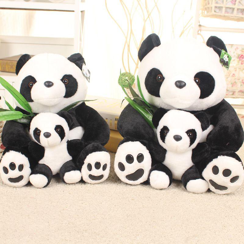 Panda Large 38cm Teddy Bear Cuddly Plush Stuffed Animal Soft Toy Kids Xmas Gift