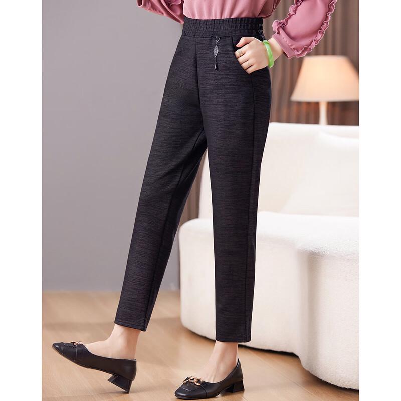 Sifone Women s Casual Elastic High-Waist Tapered Pants XL