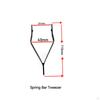 Spring Bar Tool with Angled Frame YShaped Tweezer Matte Black Tweezers for Watchmakers,