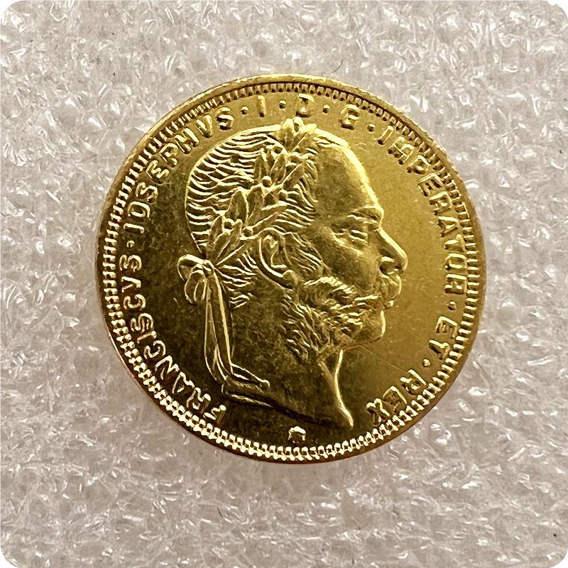 Antique 1892 Austrian Brass Commemorative Coin #585 No