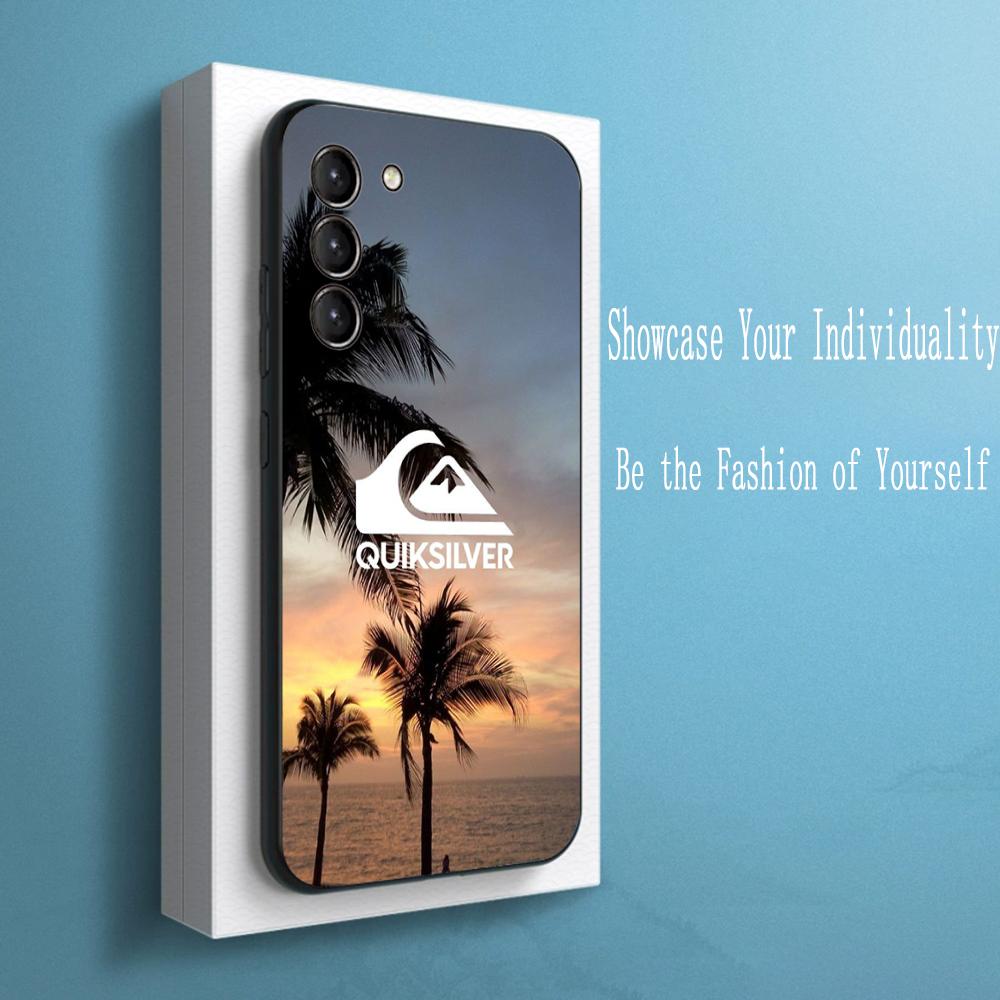 

Landscape silvers surfing pattern Phone Case For Samsung Galaxy S26 S25 S24 S23 S22 S21 Plus Ultra Note20 Soft Black Galaxy S23