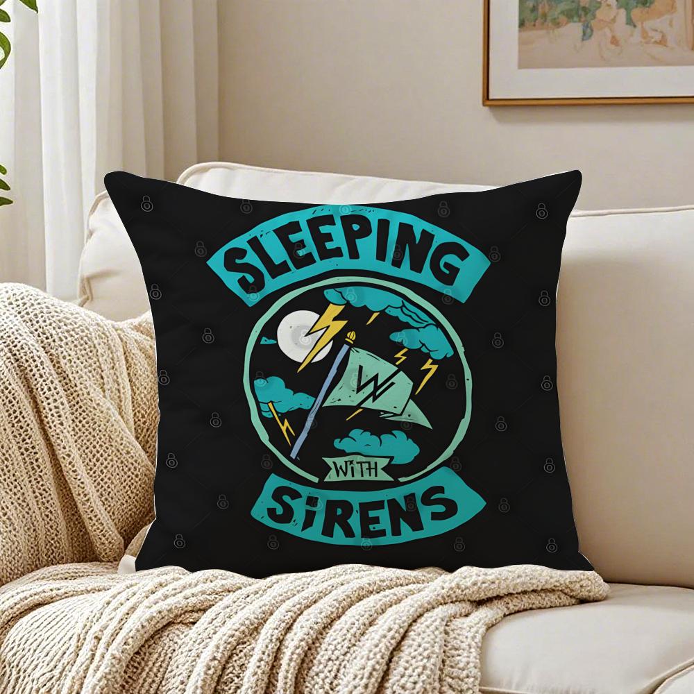 

album dark SSleeping with SSirens Cushion Cover Pillowcase Antidustmite living Room Sofa Decor Cushion Room 30X30cm
