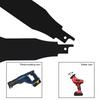 4-Piece Reciprocating Saw Scraper Blades, High Carbon Steel Tile Cleaning Tool For Removing Mortar And Adhesive From Ceramic Wal