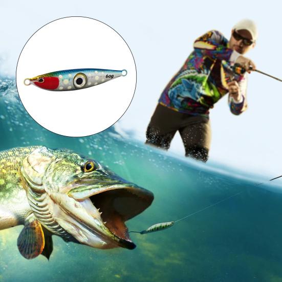 Vertikální přípravky na slanou vodu Rybářská návnada Realistický vzhled Kompaktní Velikost Přenosná Osvětlená Rybaření Umělá návnada Tvrdá návnada