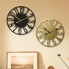 Wall Clock 16 inch Modern Compact Electronic Easy to Install Round Silent for Kitchen Home Living Room Classroom Bedroom