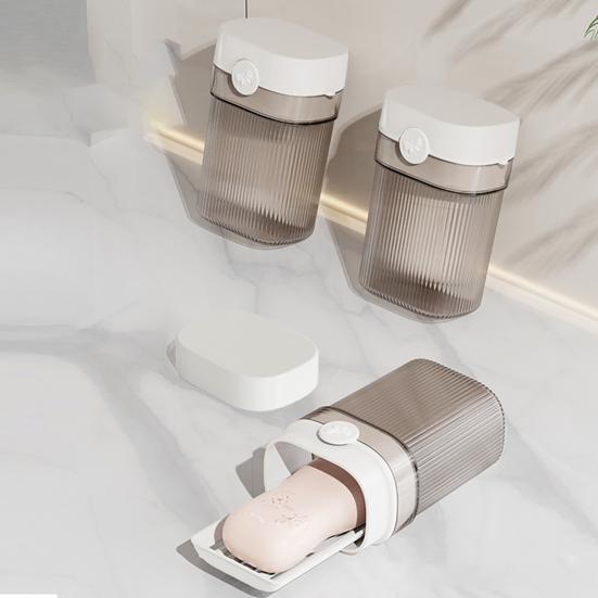 Mouthwash Cup Travel Portable Toothbrush Toothpaste Holder with Leak-Proof Sealing Cover All-in-one Travel Dental Kit