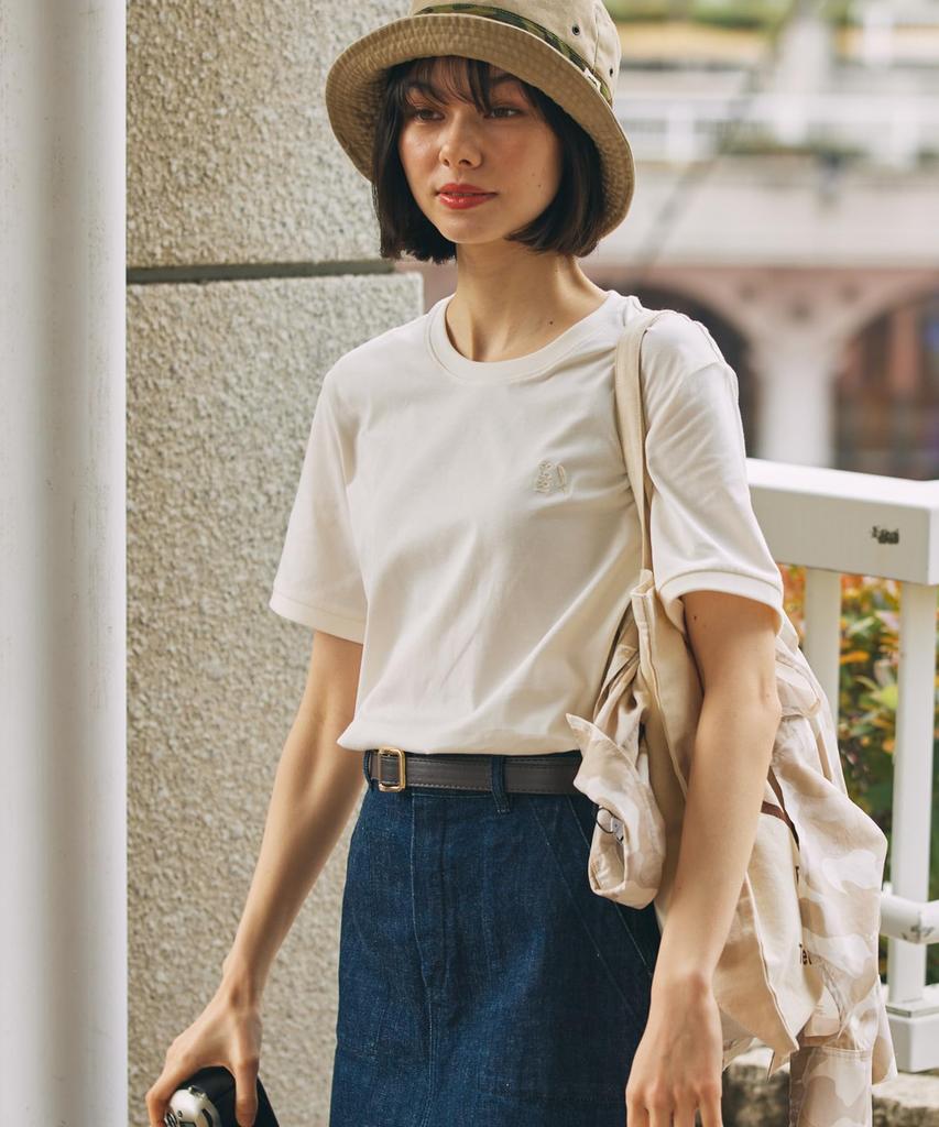 Aigle 1853 Logo XL T-Shirt [Official] [EC Exclusive] Moisture-Wicking, Quick-Drying T-Shirt, White,