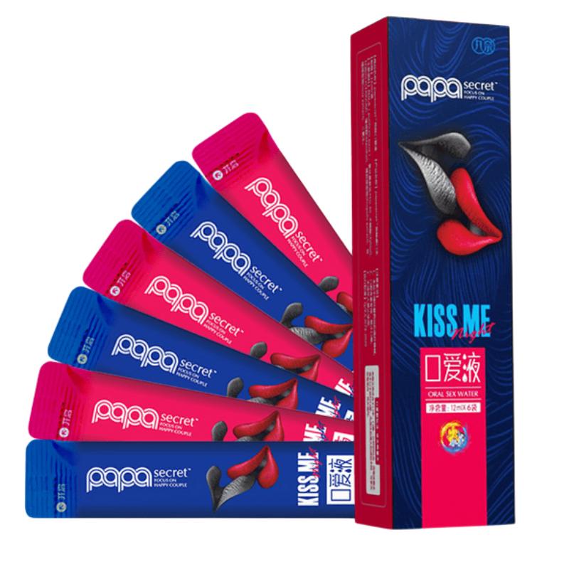 6pcs Oral Sex Water Liquid Edible Lubricant Strawberry Peach Flavor Ice Fire Lubricants Sex Toys for Women Men Couples Sex Shop