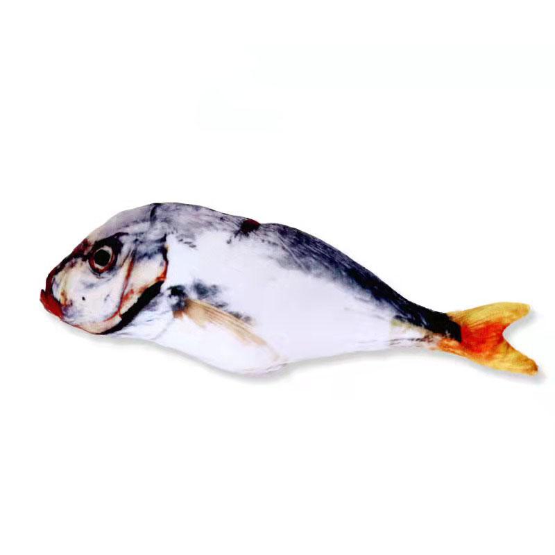 Jouet pour chat, divertissement d'entraînement, poisson en peluche, oreiller en peluche, poisson de simulation, jouet pour chat, poisson interactif, jouet à mâcher pour animaux de compagnie, fournitures pour animaux de compagnie, 20 cm
