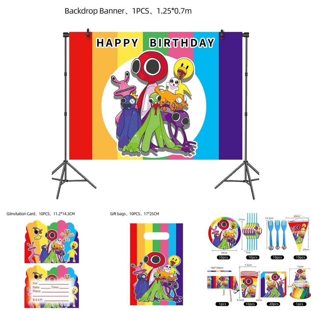 Artykuły imprezowe Roblox Rainbow Friends na niezapomniane obchody urodzinowe