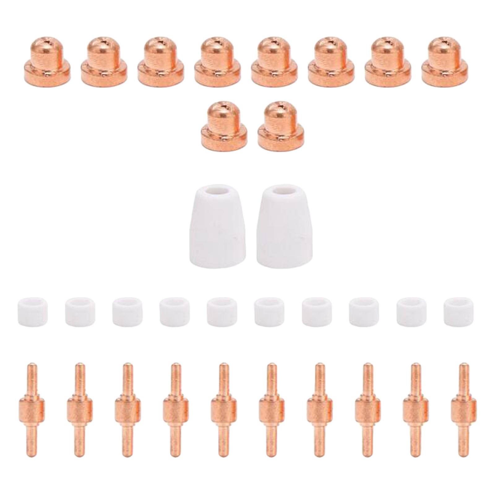 

LG-40 Комплект наконечников электродов для плазменного резака CUT40 CUT50, детали 60 шт.