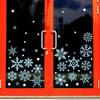 DIY Weihnachts-Schneeflocken-Aufkleber Elektrostatische Schaufenster-Dekoration Glasfenster Tür