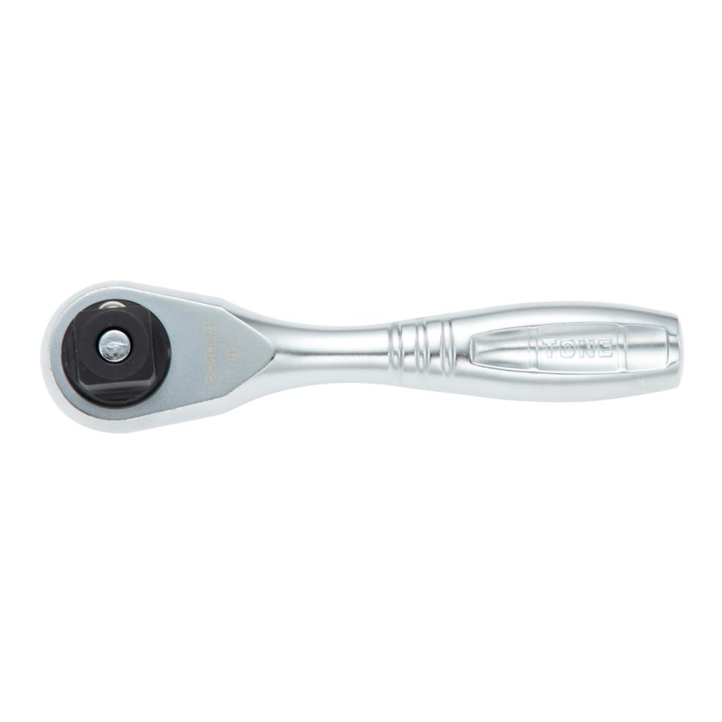 TONE Compact Short Ratchet Handle RH4CHQS Drive Angle (Quick Turn/Hold Type) 12.7mm (1/2")