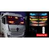 Truck Car Devil Eye LED Pixel Panel Light Remote Control Soft Foldable Lighting Scrolling For Board Windshield 12V 24V