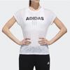 Adidas T Shirts Women's White Crew Neck Moderate EK4713