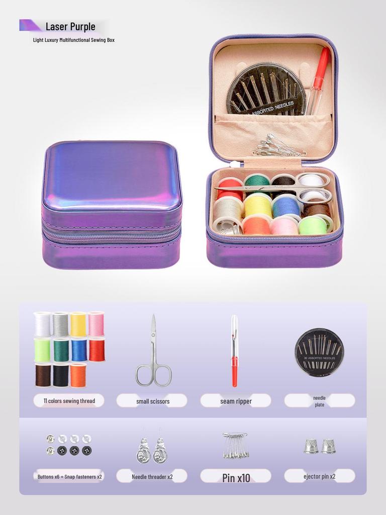 High-Quality Portable Needle & Thread Sewing Kit: Practical Mini Set for Home or Dormitory Mending